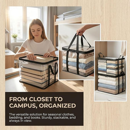 Large Heavy-Duty Thick Plastic Clear Storage Bag - Image 3