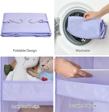 GRANNY SAYS 3 Shelf Hanging Closet Organizers and Storage, Collapsible Closet - Image 6