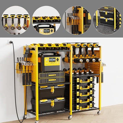 Heavy-Duty Power Tools Organizer Cart - Image 4