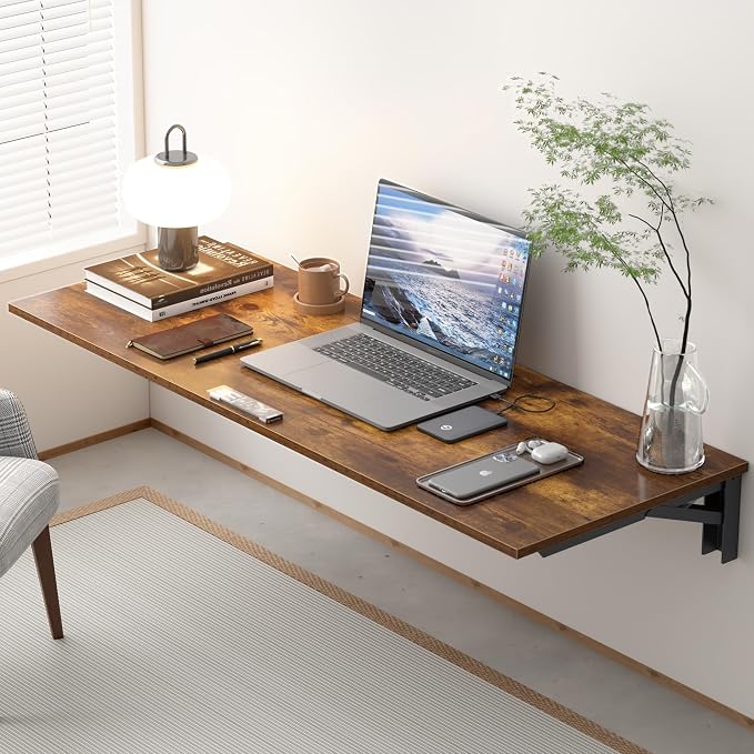 Need Fold Wall Mounted Table Folding Workbench Length 47.2" Width 20" Perfect - Image 2