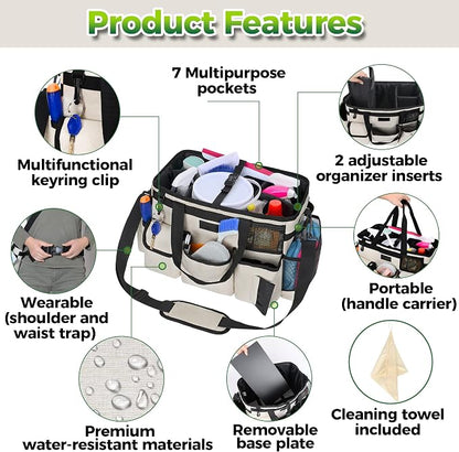 Cleaning Caddy Organizer with Handle - Image 3
