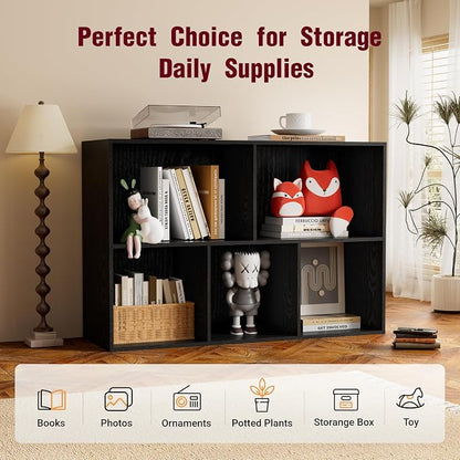 Book Shelf, Wooden Cube Storage Organizer - Image 6