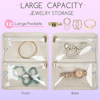 Travel Jewelry Organizer Case, Small Jewelry Bags - Image 3