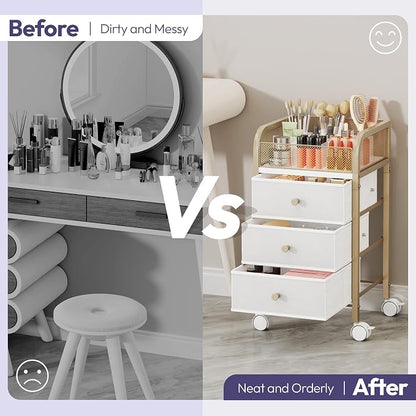 SWTYMIKI Rolling Makeup Organizer Cart - Image 5