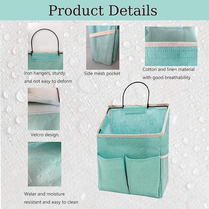2pcs Wall Hanging Storage Bag, Wall Hanging Organizer Bags - Image 3