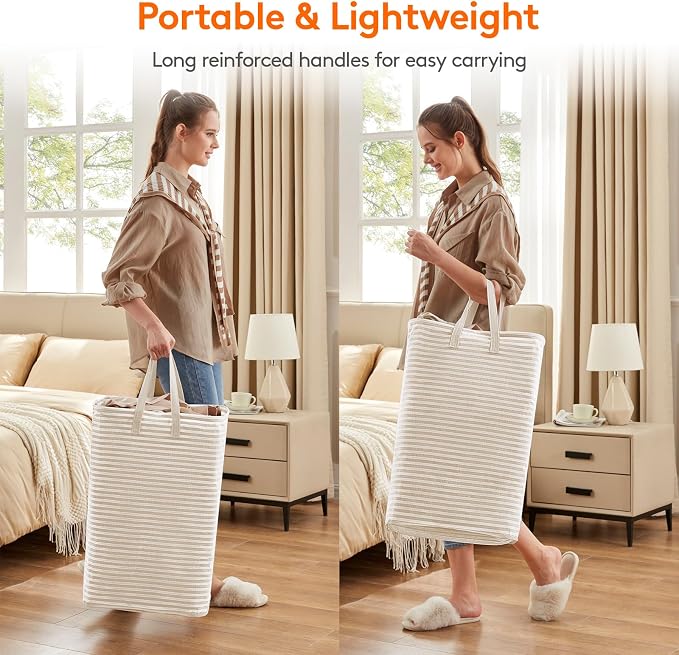 Lifewit 1 Pack Laundry Basket 80L Each, Collapsible Clothes Hamper - Image 4