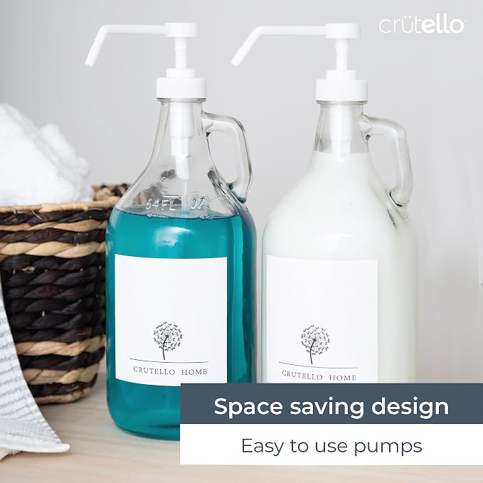 Crutello 64 oz Glass Laundry Detergent Dispenser - Image 5