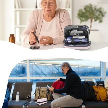 Insulin Cooler Travel Case Diabetic Medication Insulated Cool Organizer - Image 7