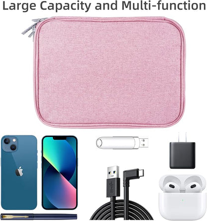 Electronic Organizer Travel Case, Travel Cable Bag, Water Resistant, Double - Image 3