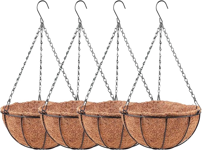 LaLaGreen Hanging Baskets for Plants Outdoor Hanging Planters Outdoor by L%C3%A1L%C3%A1Green