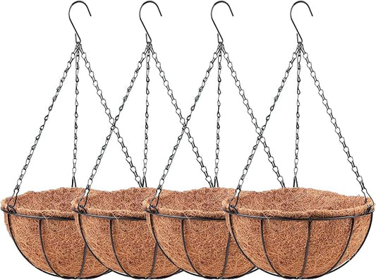 LaLaGreen Hanging Baskets for Plants Outdoor Hanging Planters Outdoor by L%C3%A1L%C3%A1Green