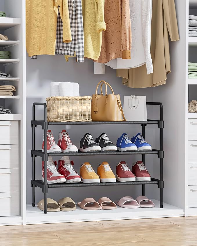 Kitsure Shoe Rack for Closet, Sturdy Shoe Storage for Entryway, Space-Saving - Image 4