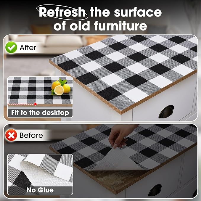 Drawer and Shelf Liner, Non-Slip Kitchen Cabinet Liners Non-Adhesive Thick - Image 7