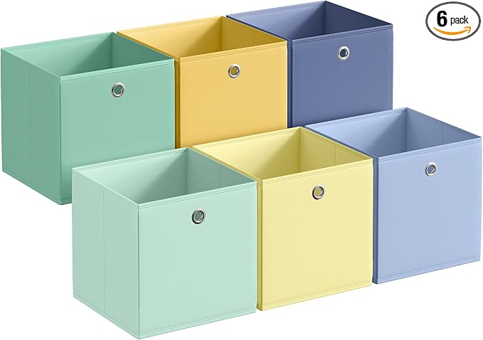 SONGMICS Storage Cubes, Rainbow Storage Bins, URFB233XA08 by Unknown