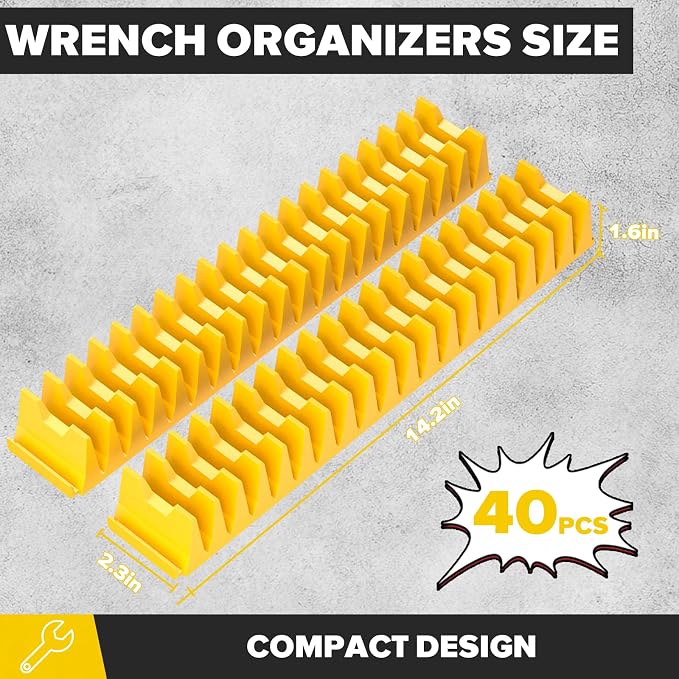 40PCS Modular Wrench Organizer Wrench Holder - Image 3