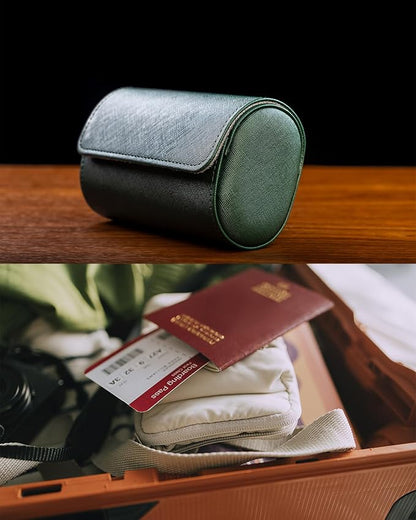 MR.OKAY 2 Watch Travel Case -Premium Leather - Image 5