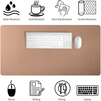 Bloss Gold Desk Mat 31.5x15.7 Inches, Desk Matt - Image 6