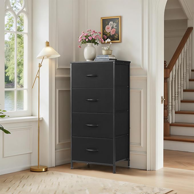 4 Drawers Dresser for Bedroom Fabric Storage Tower - Image 2