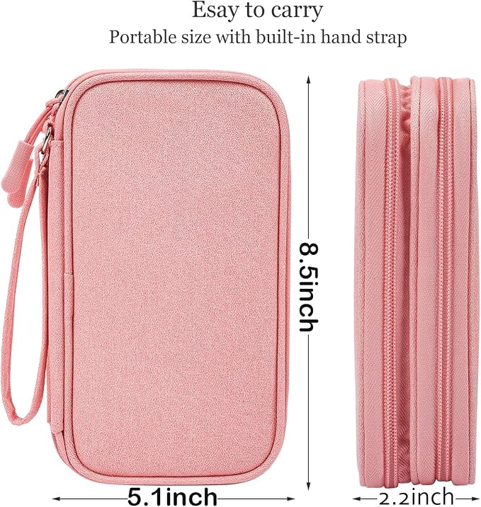 CAAORDKSO Electronics Accessories Organizer Pouch Bag, Electronic Organizer - Image 2