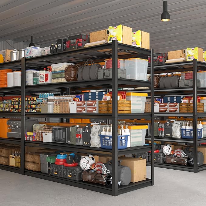 REIBII Garage Shelving 48.2" W Storage Shelves 3000LBS Heavy Duty Shelving - Image 8