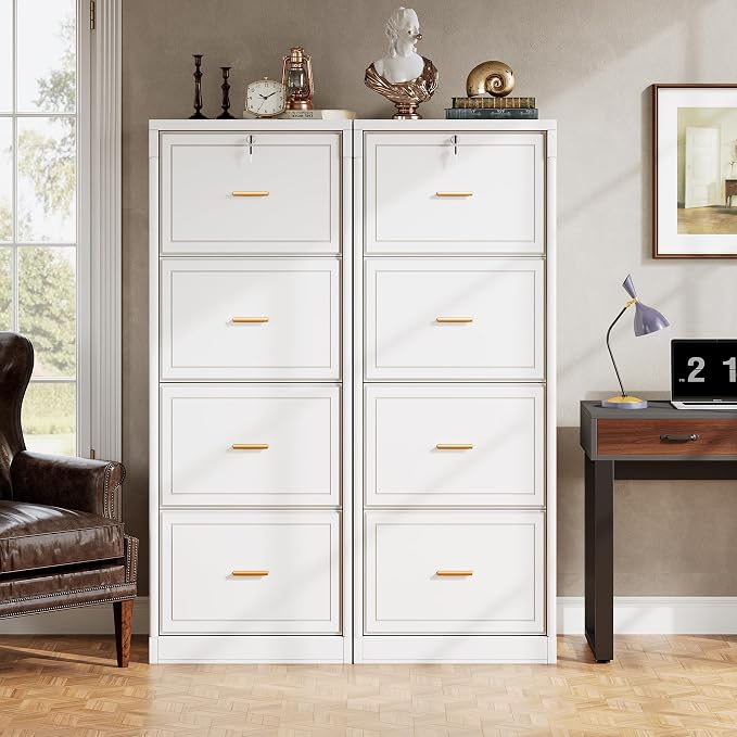 Tribesigns 4-Drawer File Cabinet - Image 3