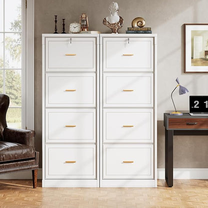 Tribesigns 4-Drawer File Cabinet - Image 3