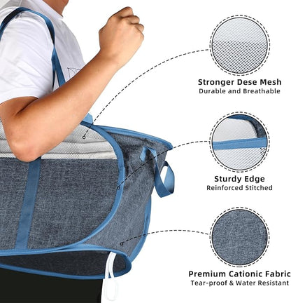 100L Collapsible Laundry Baskets, Tear Proof Pop Up Laundry Hamper - Image 6