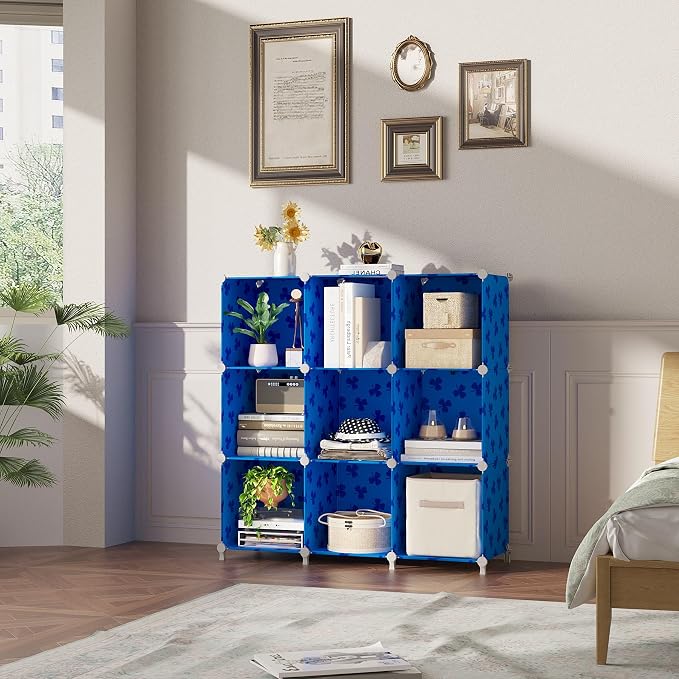 UNKU 10 Cube Storage Organizer, Closet Organizer Storage Shelves, Clothes - Image 2