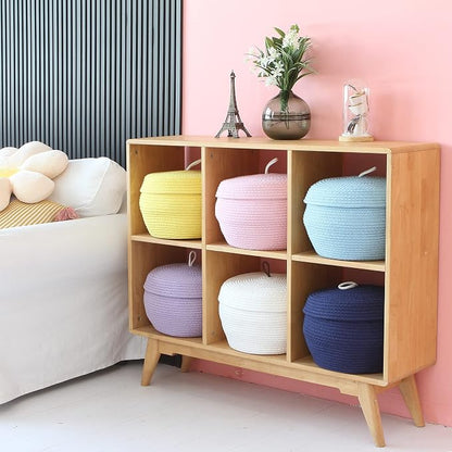 Sea Team Round Cotton Rope Storage Basket - Image 4