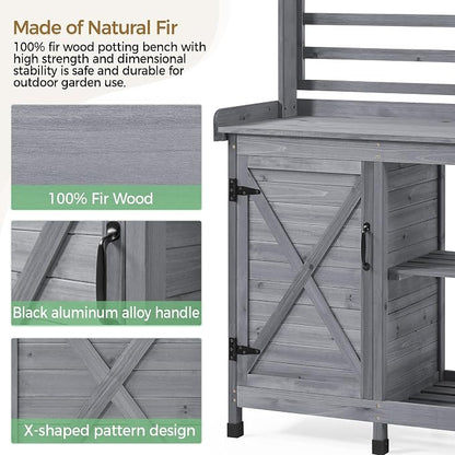 Yaheetech Outdoor Potting Bench - Image 7
