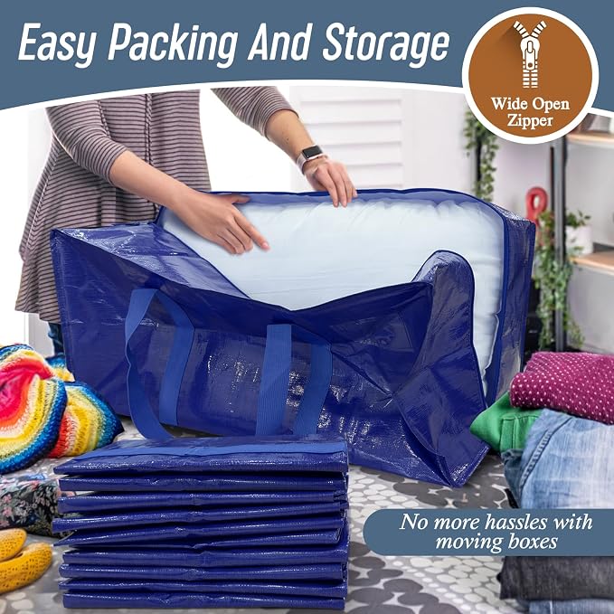 12 Pack Extra Heavy Duty Large Moving Bags - Image 5