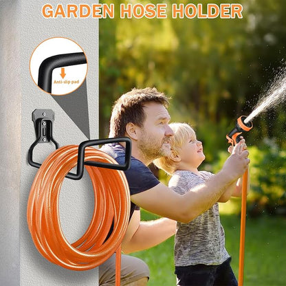 Hose Hanger, Hose Holder Wall Mount Heavy Duty Organizer - Image 3