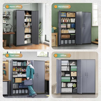 Letaya Metal Storage Cabinet - Image 6