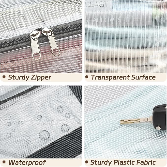 Fixwal 4 Pack 75L Extra Large XL Clear Storage Bags - Image 7