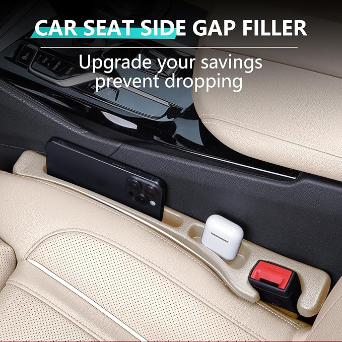 Seat Gap Fillers with Seat Belt Holes, No Drop Seat Guard - Image 2