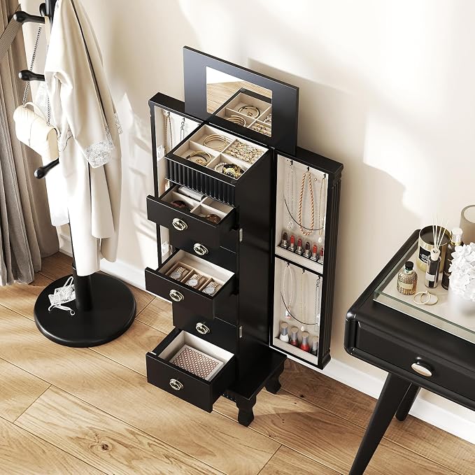 Giantex Standing Jewelry Cabinet - Image 4