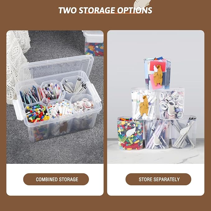 loobuu 17QT Plastic Storage Bins - Image 7
