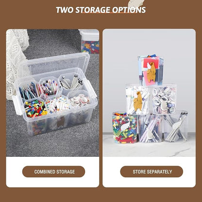 loobuu 17QT Plastic Storage Bins - Image 7