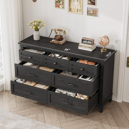 GarveeHome 7 Dresser for Bedroom, 54 in Wide Drawer Dresser - Image 4