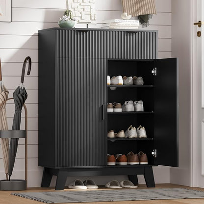 Shoe Cabinet Storage for Entryway by HUANLEGO