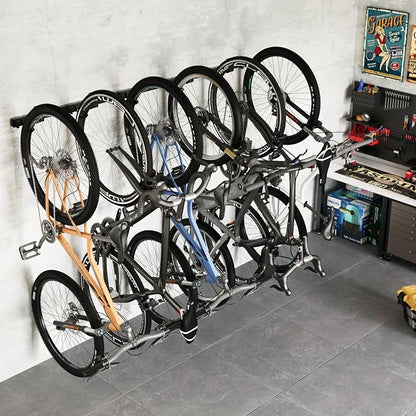 monTEK Enhanced Garage Bike Rack, Adjustable 6 Bike Hangers - Image 6