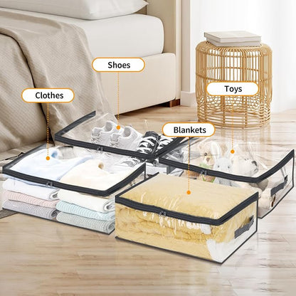 Fixwal 6pcs Clear Blanket Storage Bags - Image 4