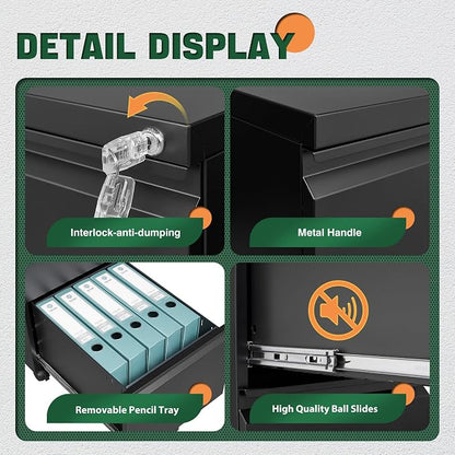 Letaya Mobile File Cabinet - Image 8