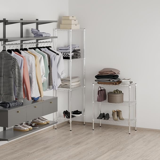 14" Deep x 30" Wide x 34" Height Wire Shelving Kit | 3-Tier | NSF Commercial - Image 7