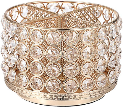 Hipiwe Crystal Vanity Organizer 360 Rotating Makeup Brush Holder Spinning by Hipiwe