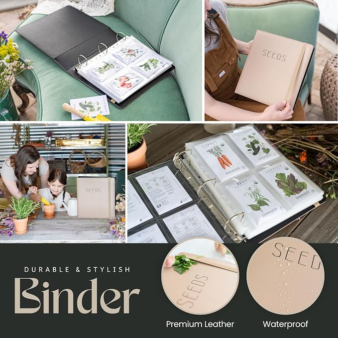 Seed Storage Binder – Garden Seed Organizer - Image 2