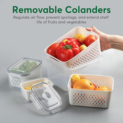 5 Set Fruit Storage Containers for Fridge - Image 4