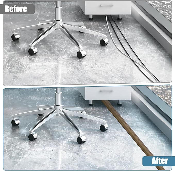 Floor Cord Covers for Wires 20FT Cable Hider Wire Cover Self Adhesive Cord - Image 4
