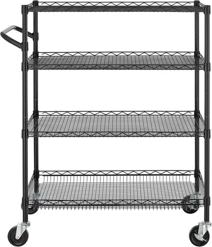 Finnhomy 4 Tier Heavy Duty Commercial Grade Rolling Cart - Image 7