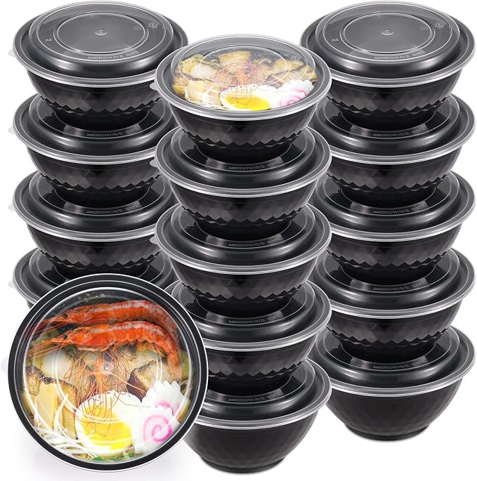 36oz Extra-Thick Meal Prep Bowls by Kitch%E2%80%99nMore